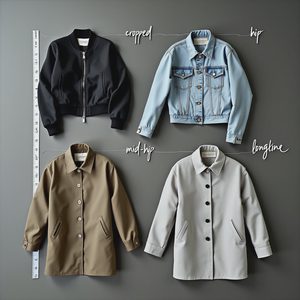 Broad shoulders and straight waist: what jacket lengths actually flatter this frame?